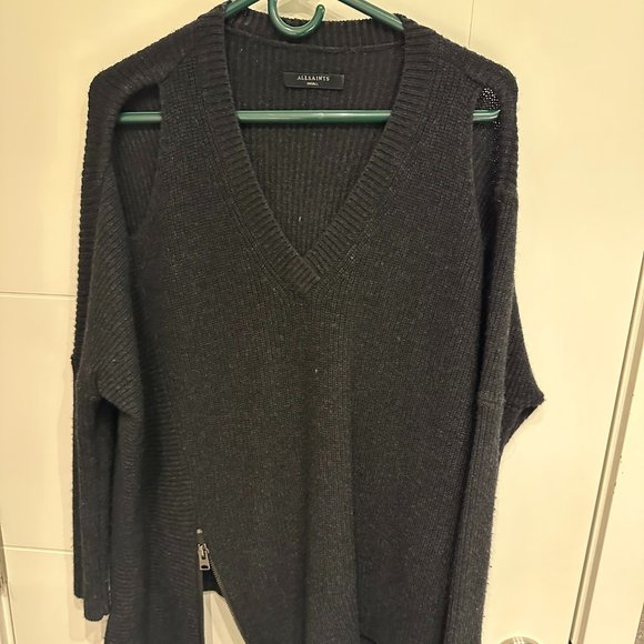 All Saints Able Open Shoulder Jumper - Picture 2 of 5